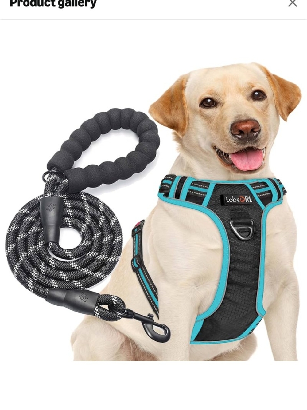 No Pull Dog 🐶 Harness Adjustable Reflective Oxford Easy Control Size L